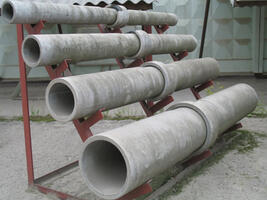 Трубы асбестоцементные дренажные: внешний вид